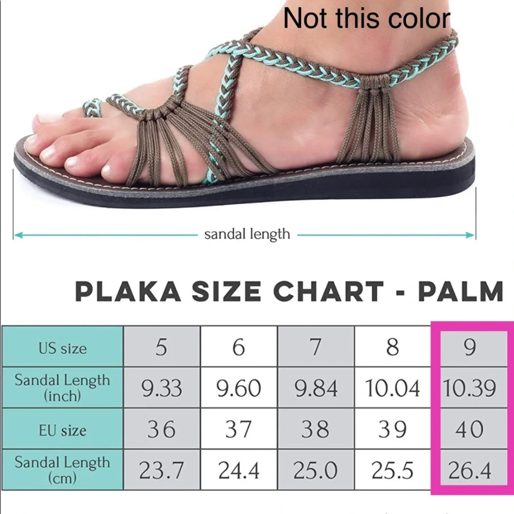 Plaka Flat Hand-Woven Sandals for Women - Picture 8 of 11
